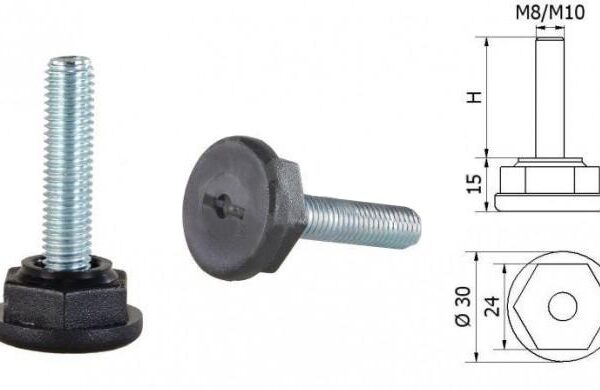 Stopka regulacyjna SR 01 FI 30 M8*35 624
