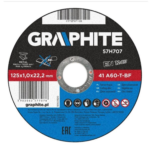 Tarcza do metalu 125*1.0*22.2mm