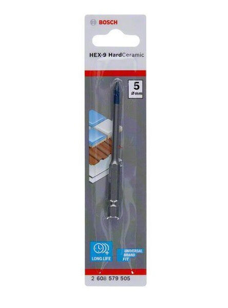 Wiertło HEX-9 hard ceramic 5*90mm