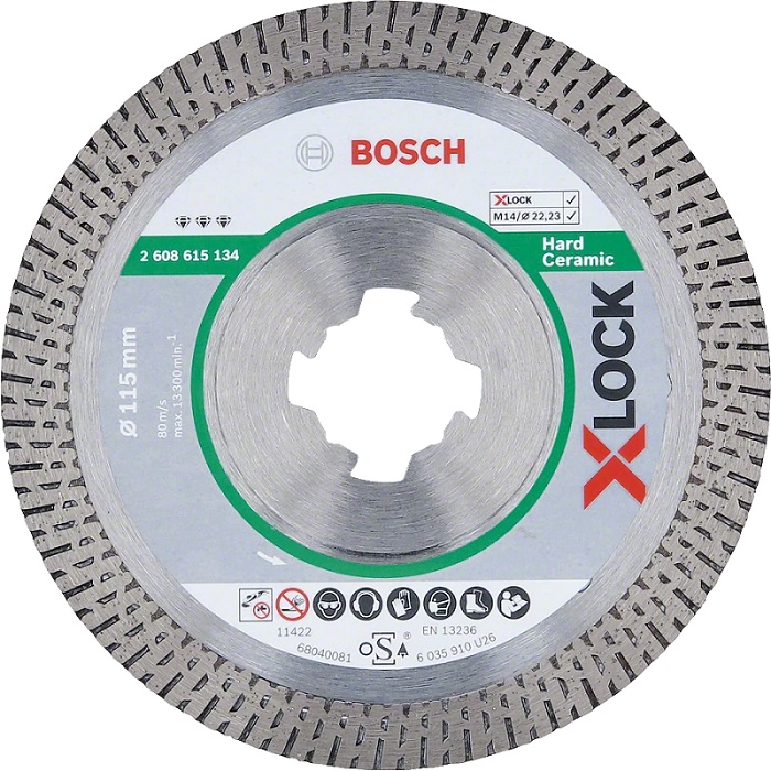 Tarcza diamentowa hard ceramic 125*1.4 x-lock