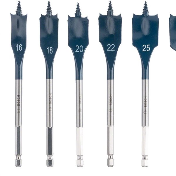 Zestaw wierteł 7-SZT self CUT speed 16,18,20,22,25,32 + prze