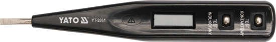 Próbnik napięcia 12-250V LCD