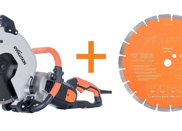 Przecinarka do betonu Evolution R300DCT + PD300SEG-CS