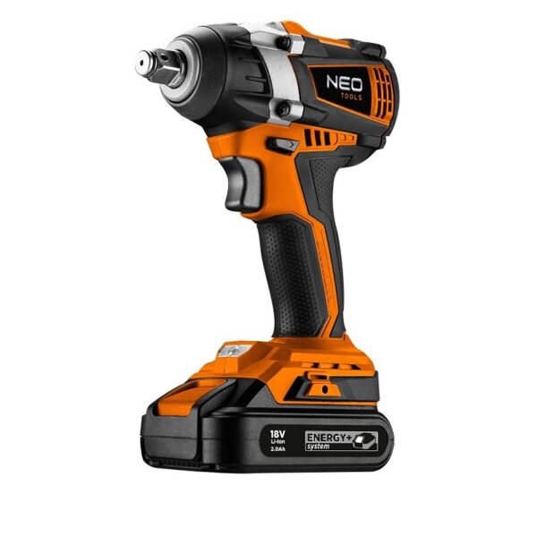 Klucz udarowy akumulatorowy 2*18V,2.0AH,ZESTAW nasadek 1/2''