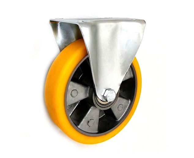 Koło aluminium+poliuretan 180mm obudowa stała A53P
