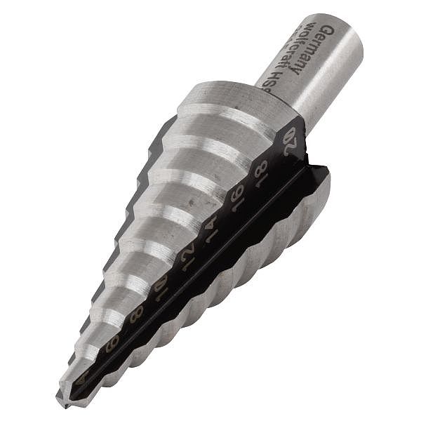 Wiertło stopniowe HSS 4-20mm trzpień 8mm