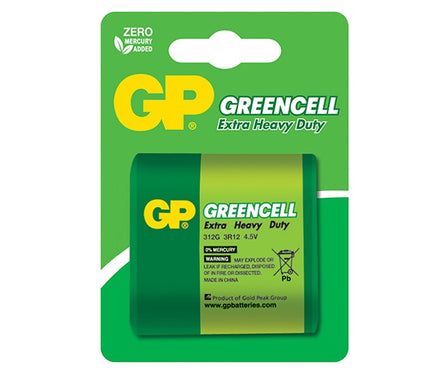 Bateria płaska greencell 4.5V 3R12