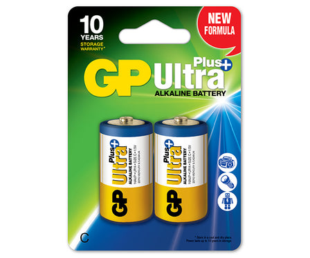 Bateria ultra+ alkaline 1.5V LR14 C 2 sztuki