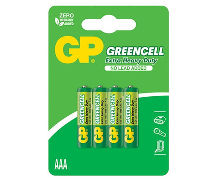 Bateria greencell 1.5V AAA R3 4 sztuki