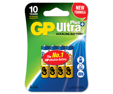 Bateria ultra+ alkaline LR3 AAA 1.5V 4szt