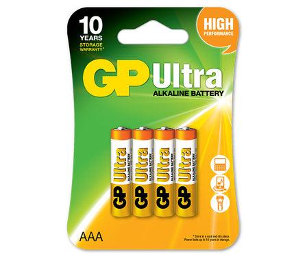 Bateria ultra alkaline AAA LR3 1.5V 4szt