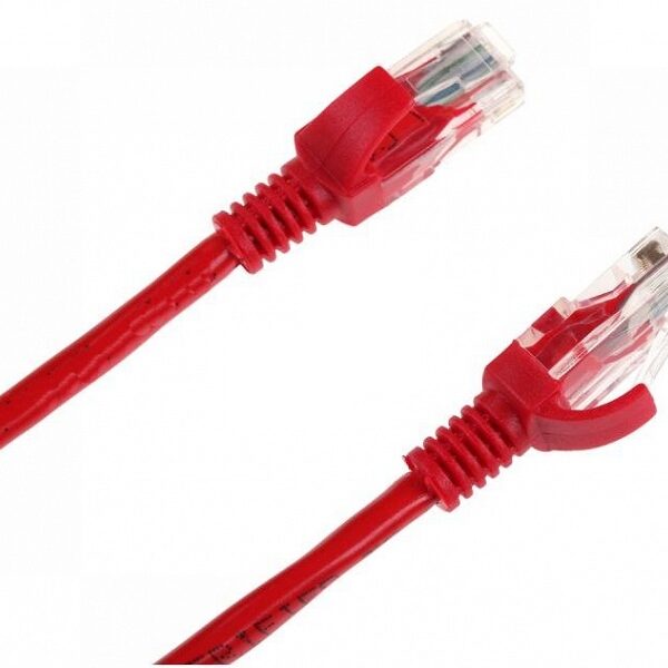 Kabel UTP K.6E 2.0M czrwony patchcord