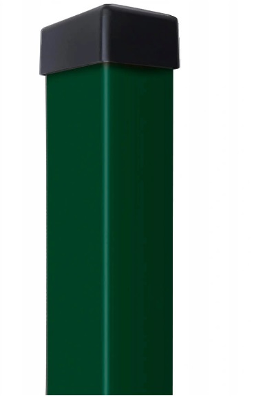 Słupek do ogrodzenia zielony 2300mm 60*40*1.25mm RAL 6005