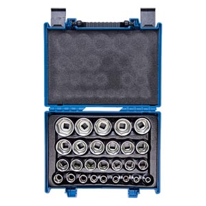 Zestaw nasadek 1/2'' 27CZ krótkie 8-36mm 6-KĄT