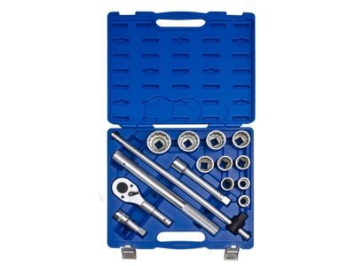 Zestaw nasadek 3/4'' 14CZ krótkie 22-50mm 12-KĄT,GRZECHOTKA