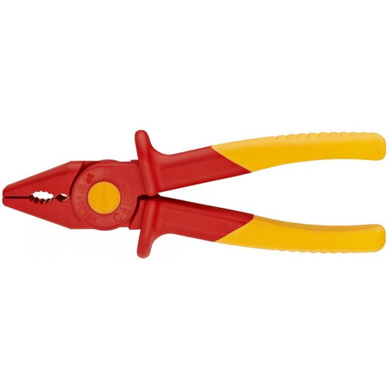 Szczypce płaskie z tworzywa sztucznego izolowane 180mm
