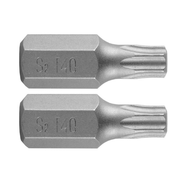 Bit, grot, końcówka torx T30 75mm, S2 2szt.