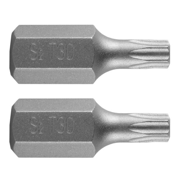 Bit, grot, końcówka torx T30 30mm, S2 2szt.