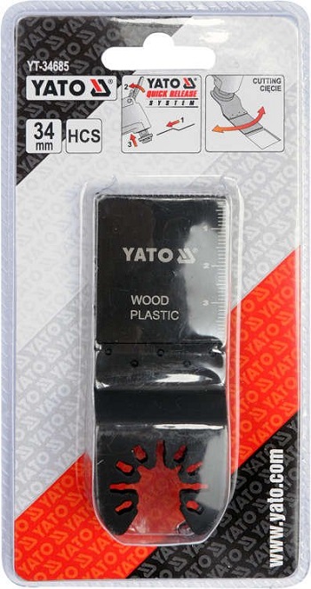 Brzeszczot wgłębny 34mm do narzędzia wielof. HCS 3 sztuk