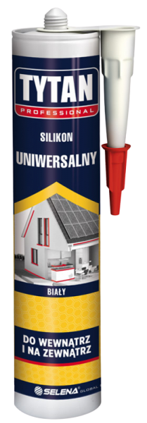 Silikon uniwersalny Tytan 280ml biały