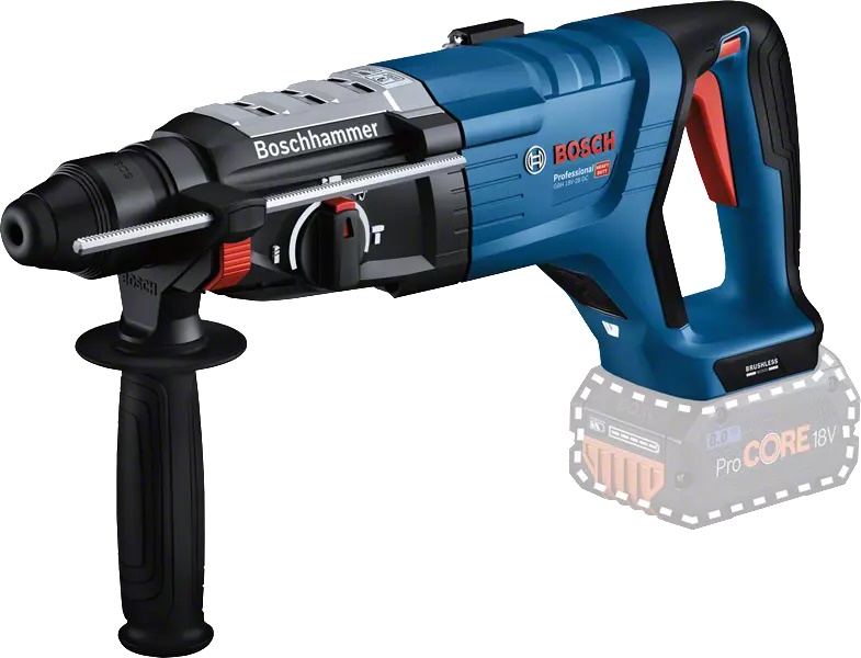 Młot udarowy obrotowy akumulatorowy SDS+ GBH 18V-28DC 0*AH