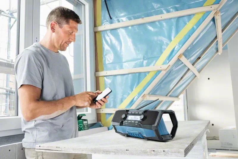 Radio akumulatorowe GPB 18V-2 SC dab+/fm bluetooth 0*AH