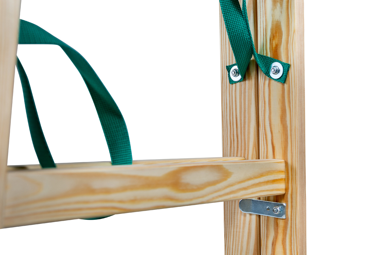 Drabina drewniana Braket standard 2X7 szczebli 211cm