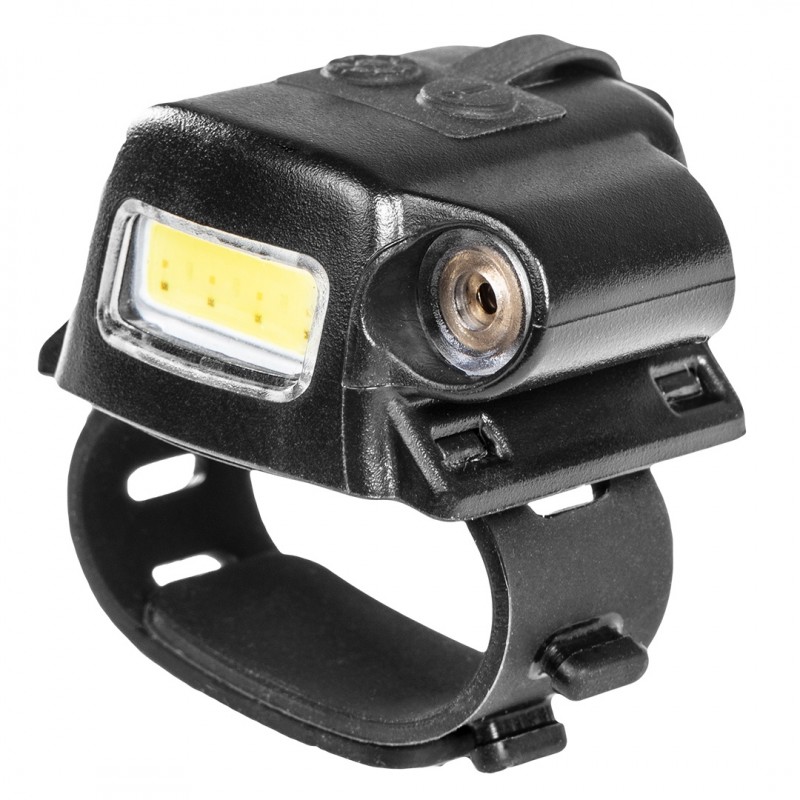 Latarka punktowa LED 90LM + laser, 2W1