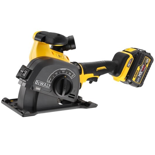 Akumulatorowa bruzdownica 54V XR flexvolt 125mm 2*6.0AH