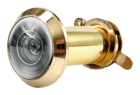 Wizjer drzwiowy z klapką 35-50mm złoty 200