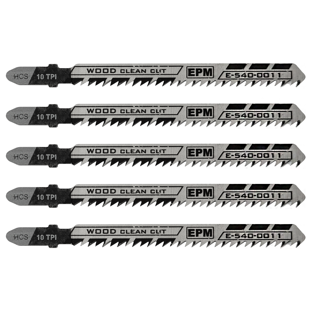 Brzeszczot do wyrzynarki 74mm 10TPI drewno T101B 5 sztuk
