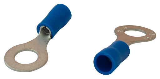 Końcówka oczkowa izolowana 1.5-2.5mm 2/6mm 10 sztuk