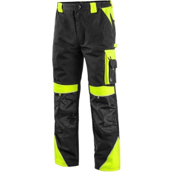 Spodnie CXS do pasa sirius brighton czarno-żółte ROZM.56