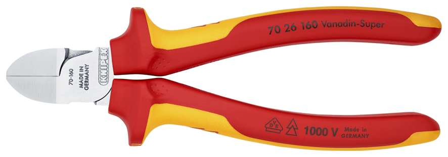 Szczypce tnące boczne izolowane 160mm