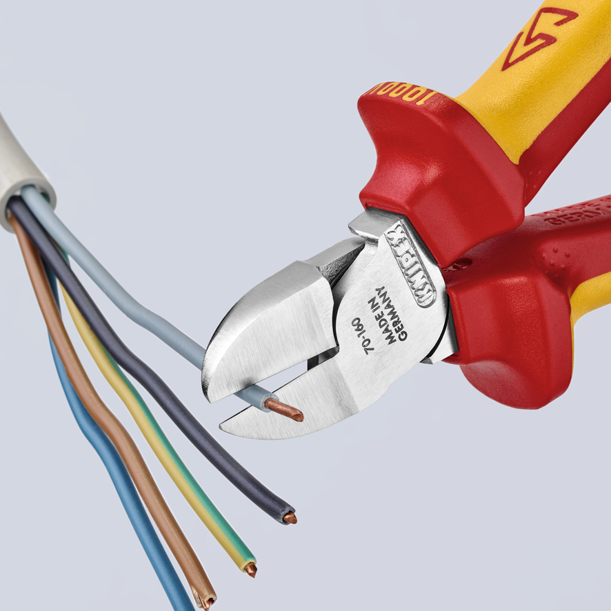 Szczypce tnące boczne izolowane 160mm