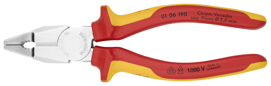 Szczypce uniwersalne VDE 1000V 190mm