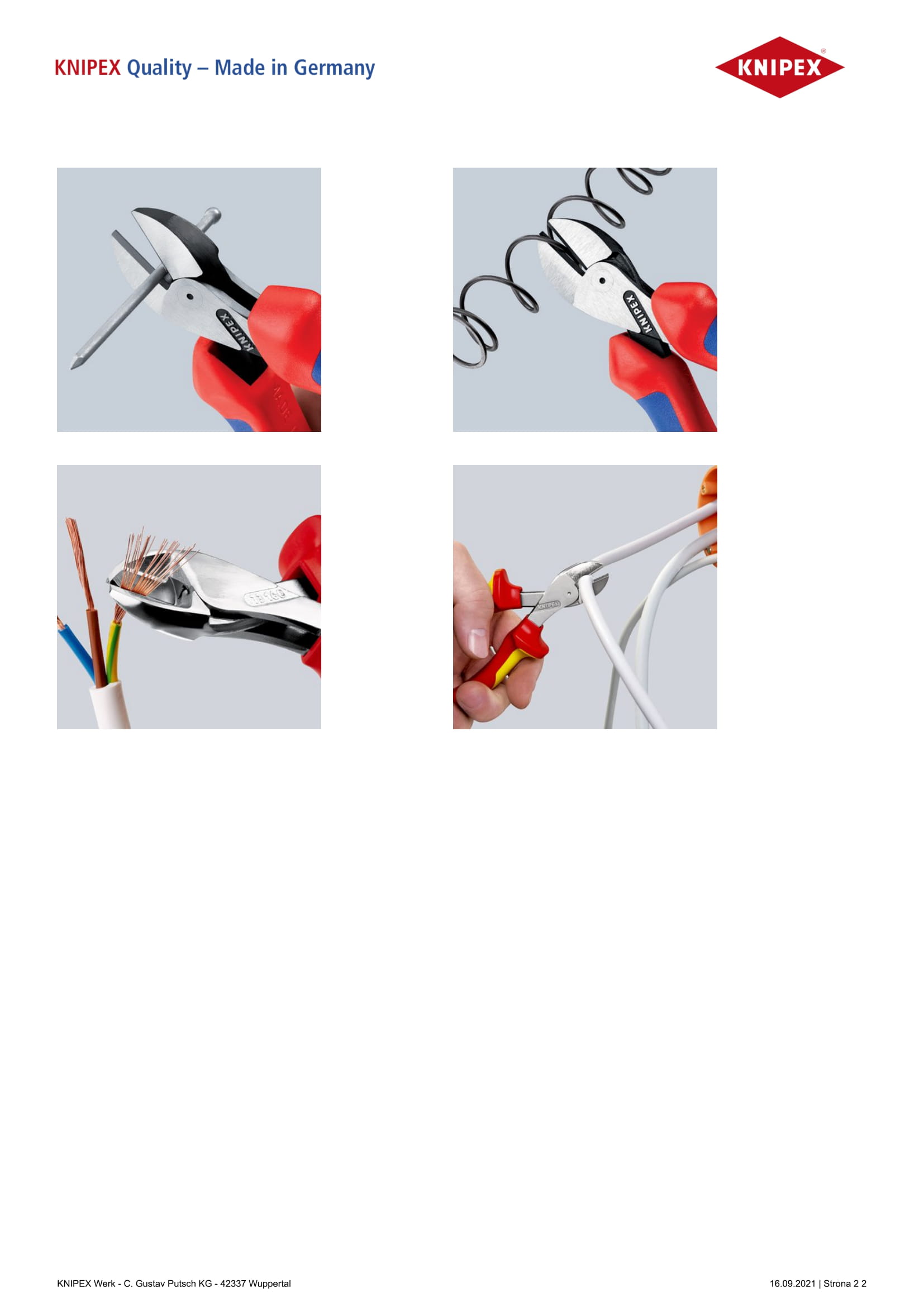 Szczypce tnące boczne x-cut 160mm,WYSOKIE przełożenie dźwign
