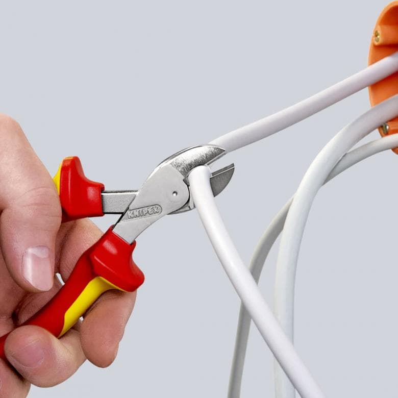 Szczypce tnące boczne x-cut 160mm,WYSOKIE przełożenie dźwign