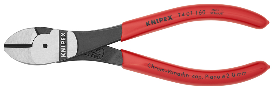 Szczypce tnące boczne O zwiększonym przełożeniu 160mm