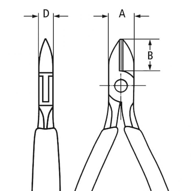 Szczypce tnące boczne 115mm