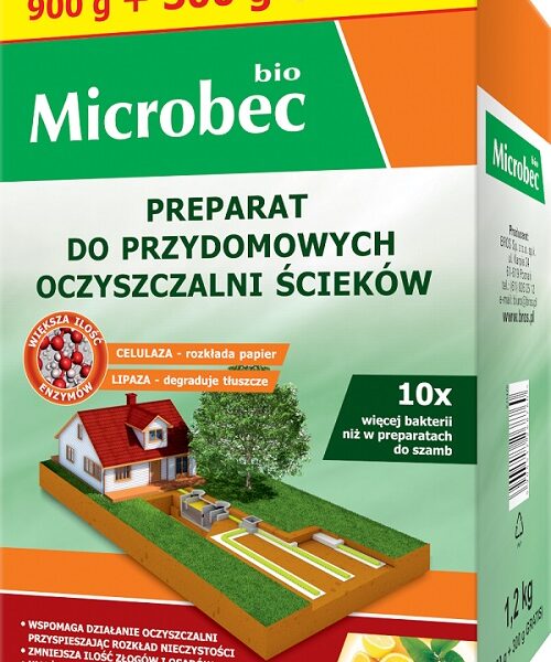 Aktywator do oczyszczalni  - microbec BIO 1200g