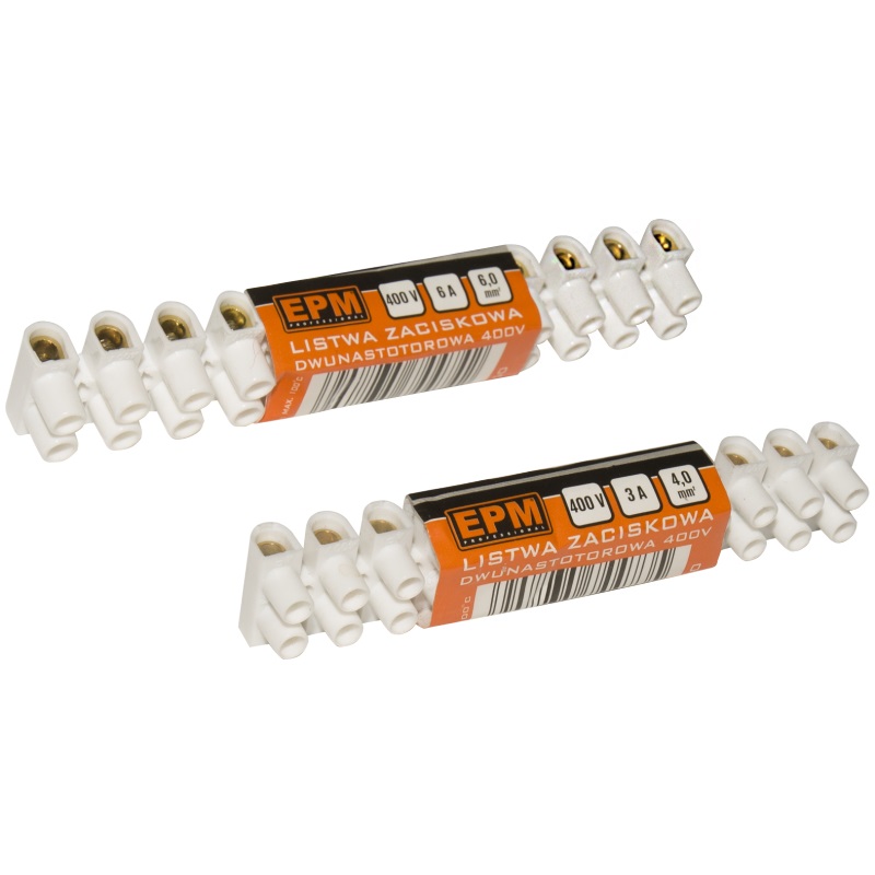 Listwa zaciskowa 12-TOROWA 6.0MM2