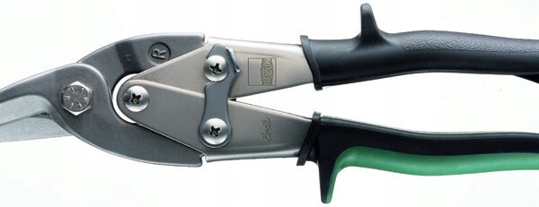 Nożyce dźwigniowe kształtowe do blachy prawe 240mm