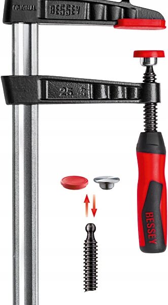 Ścisk śrubowy stolarski żeliwny TG 200/100mm
