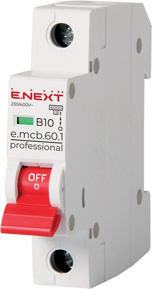 Wyłącznik nadprądowy MCB.PRO60 1P B10A 6KA
