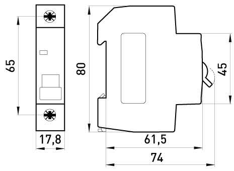 Wyłącznik nadprądowy MCB.PRO60 3P C20A 6KA