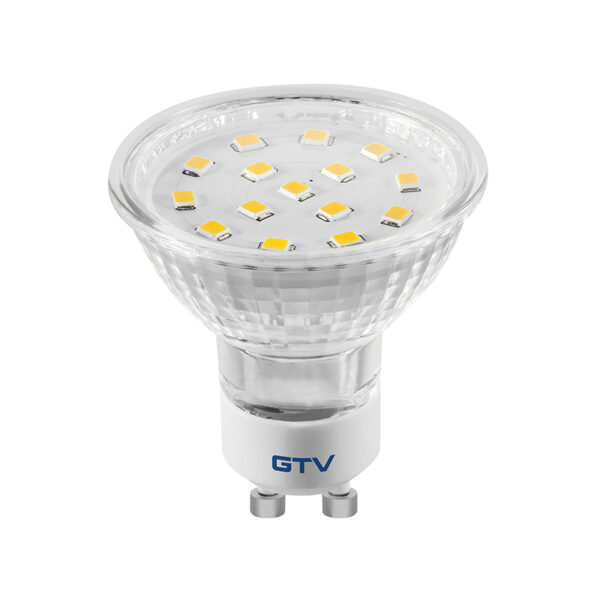 Żarówka LED SMD GU10 biały zimny 4W 230V KĄT ŚW.120* 340LM