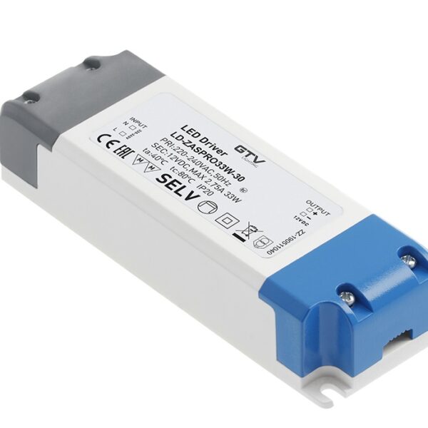 Zasilacz LED PRO 12V 7W 220-240V IP20