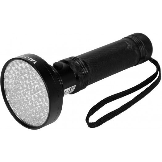 Zestaw latarka UV 100 LED i okulary