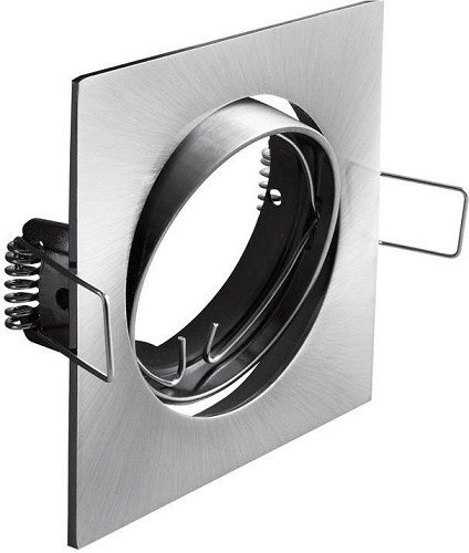 Sufitowa oprawa punktowa porto-k IP20 kwadrat inox z REG